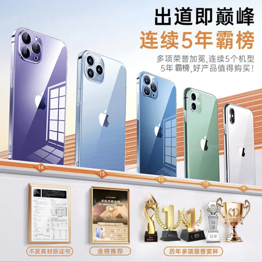 图拉斯 【久用不发黄】适用苹果13promax手机壳iphone13promax保护套透明全包超薄磁吸防摔高级男女 【久用不黄】不黄原材+裸机手感+超强防爆
