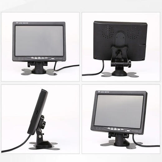 
Truck HD reversing image display 12247 inch dash recorder four-way monitoring 4.3 inch + upgraded HD glass camera + 10 meters