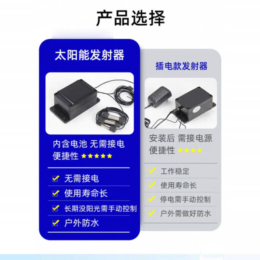 Wireless water level controller, fully automatic water tower, water tank, pool remote control switch, water pump, remote solar charging, LCD model, barrier-free 3000 meters with power adapter