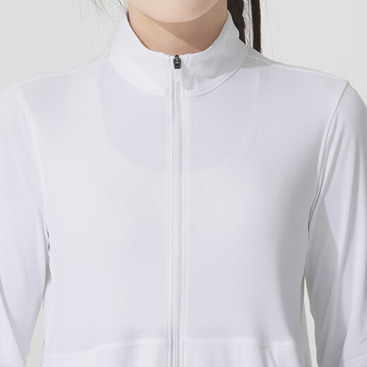 安德玛（UNDERARMOUR）女装 夏季新款运动服户外训练跑步健身夹克轻便透气休闲立领外套 1385289-100 L