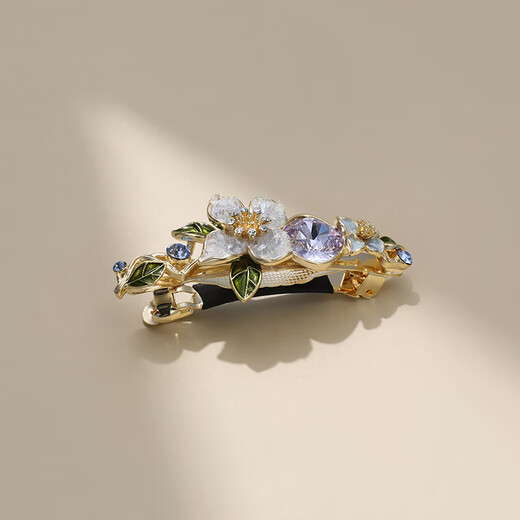 Chimera (CHIMERA) Starry Sky Flower Flower Half-tied Princess Head Spring Clip Hairpin Back of the Head Hair Accessory Girl Birthday Gift