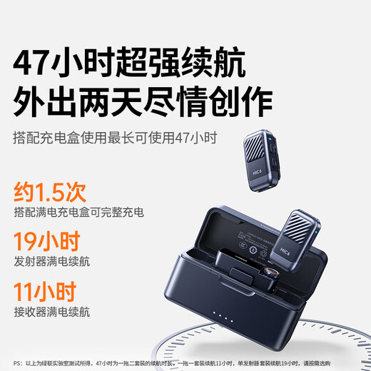 Green Alliance MIC6 wireless lavalier microphone one-to-two camera radio microphone live broadcast noise reduction mobile phone radio outdoor anchor video shooting professional equipment