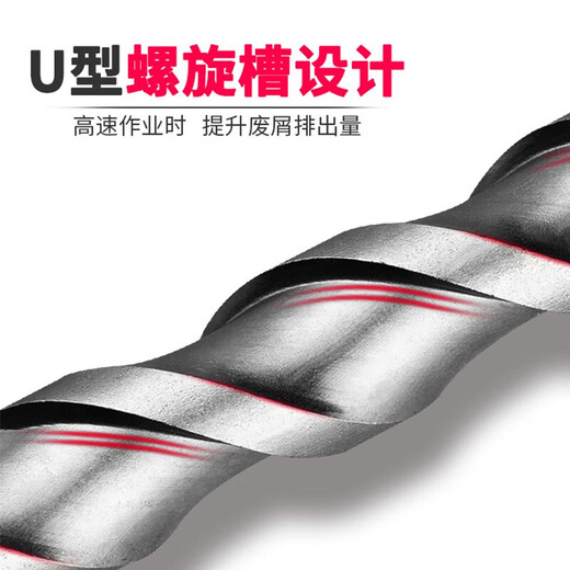 Shantou Lincun square handle extended electric hammer impact drill bit through the wall extra long 500-1500mm cement concrete wall drilling rotor square handle 8*500