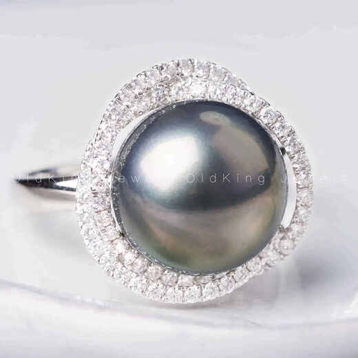 
Yuansi Ring Style Collection More than 5000丨Australian Platinum Beads Tahiti Akoya Ring 18k Gold No Beads ORZ-682 Morning and Twilight