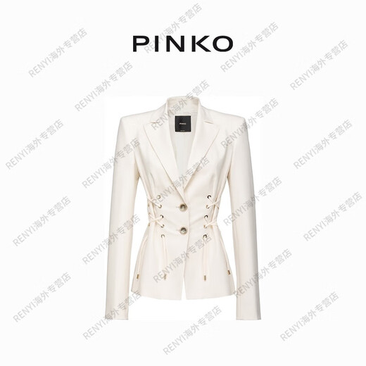 PINKO女士通勤绑带收腰西装外套H官方旗舰正品 96 均码 38