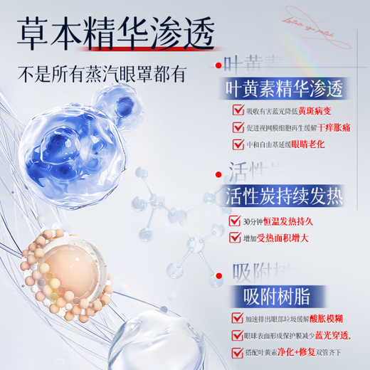 Jiubu Pharmaceutical Lutein Steam Eye Mask Relieves Dry Eyes and Fatigue Children's Sleep Shading Special Hot Compress Massage 3 Boxes