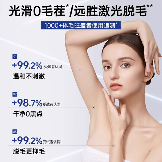 MOIHANR German high-end hair removal cream for men and women to remove beard, armpit, lip, facial, chest and leg hair from private parts, permanent root removal for the whole body, leaving no black spots and no pain, 2 sets