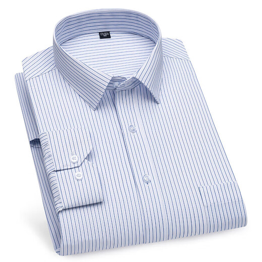 GOLDLION [anpassbar] Langarmes Hemd Shirt Herren Frühling und Sommer Neues Baumwoll-hautfreundliches Geschäft Casual Herren White Shirt 6623 38 165/84a 100-120jin [Jin ist gleich 0,5 kg]