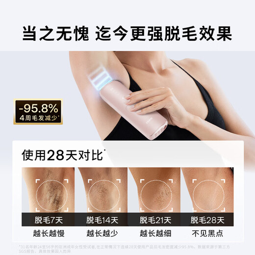 Ulike  【政府补贴】Air4蓝宝石冰点脱毛仪去小胡子刮毛刀剃毛器美容仪生日礼物送女友 