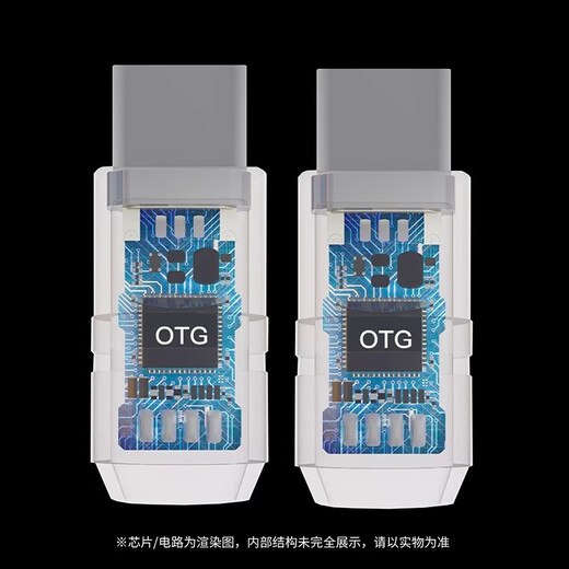 Yangshi dual Type-C decoding cable, single crystal copper silver-plated OTG, oxygen-free copper silver-plating, player, decoder amp, small tail audio cable, 4 strands of pure silver Twilight Typec--C