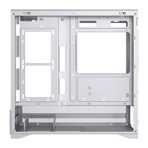 先马（SAMA）小惊鸿2 白色MATX海景房游戏电脑主机箱 电源仓网孔/高效散热/支持360水冷/9风扇位/427mm长显卡