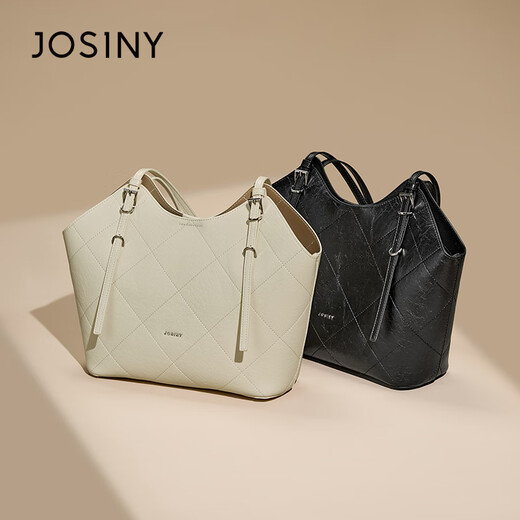 Zhuosini 2025 Neue modische und vielseitige One-Shoulder-Crossbody-Tasche für Frauen mit High-End-Nischen-Design-Handeimer Schwarz