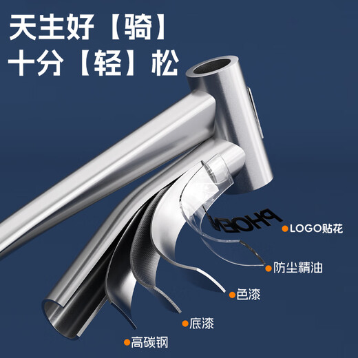 Phoenix children's bicycle mountain bike for little girls and boys 3-6-8-10-12-15 years old, super light with auxiliary wheels *Recommended high configuration - spoked wheels, titanium silver + gift pack 18 inches with auxiliary wheels + foot support