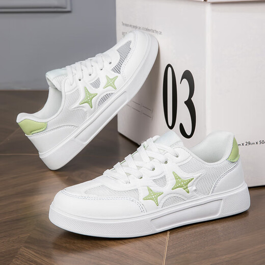 Zapatos deportivos casuales verano 2025 nuevo estilo adolescente malla versátil estudiante deportivo y zapatos blancos casuales 9851 metros púrpura 35