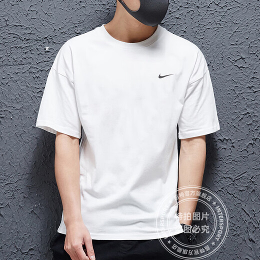 耐克（NIKE）男士套装 2025夏季新款Dri-Fit快干透气健身训练短袖T恤 梭织短裤 DV9840-100+DV9858-010 M