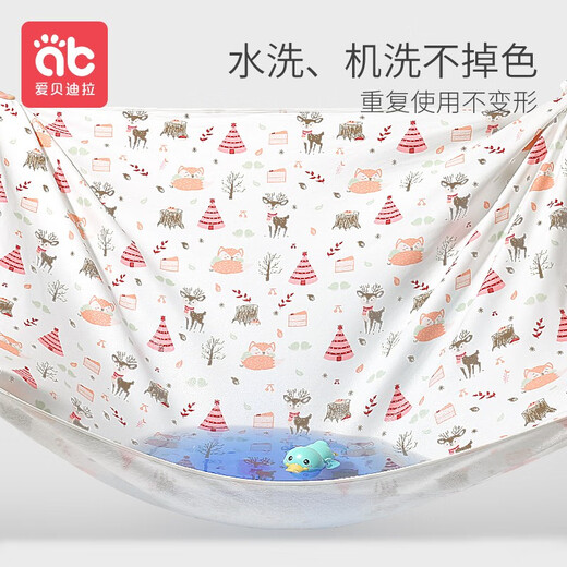 爱贝迪拉（AIBEDILA）婴儿隔尿垫纯棉a类防水透气可洗大尺寸姨妈护理儿童隔夜尿布床垫 A类纯棉-80*100cm-海底世界