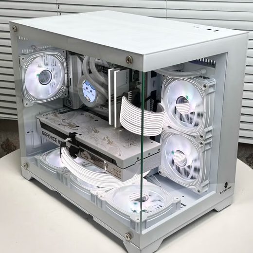 MSI Qilangtian Workshop high-end customized diy installation DIY assembly computer black myth/delta/CS/LOL/chicken/DNF game console desktop design office home custom package 32G