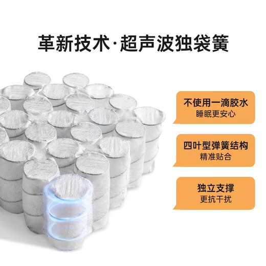 Genji Muyu Thailand imported natural latex mattress home air fiber mattress bedroom spring cushion hard 1.8*2m