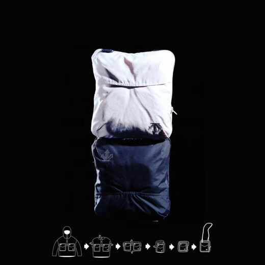 迪桑特（DESCENTE）BLANCALLTERRAIN81轻户外徒步男女款梭织套头上衣 GY-GY S (165/88A)