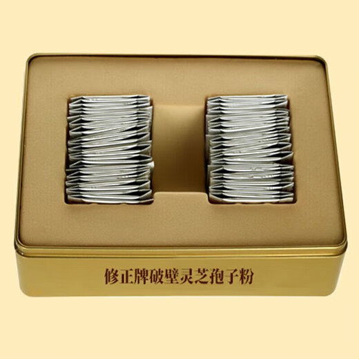 修正破壁灵芝孢子粉胶囊 灵芝破壁孢子粉增强免疫力成人术后滋补营养 1盒*60g/60袋【礼袋装】