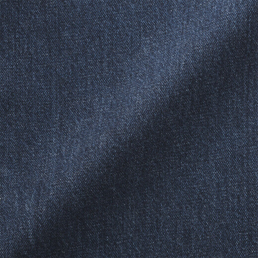 MUJI Women's Kapok Blend Denim Wide Tapered Pants Women's Pants Spring 25 Women's Blue BE1XLA5S M (160/66A)