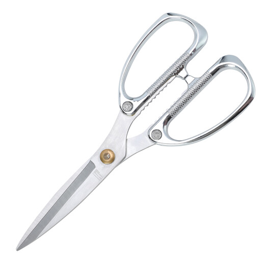 Extension kitchen scissors, food-grade special sharp stainless steel multi-functional chicken bone scissors, fish killing scissors, barbecue scissors, zinc alloy kitchen scissors