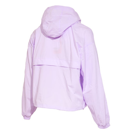
361Xundry Technology Ice Silk Quick-Drying Trench Coat for Women 25 Summer New Small Ice Skin Hooded Woven Sports Sunscreen Jacket for Women Feather White S
