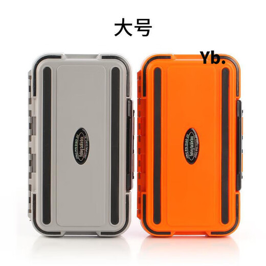 Luo Zangdou fishing storage box accessories box multi-functional fishing gear fishing gear rock fishing accessories box lure fishing accessories ordinary black small size (not waterproof)