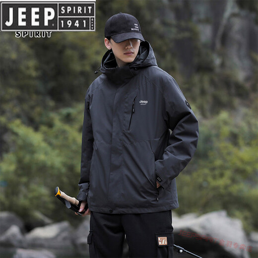 Jeep Spirit Jeep al aire libre Trescho de amortiguadores de tres en uno 2025 Traje de altura de montaña para hombres de primavera y otoño