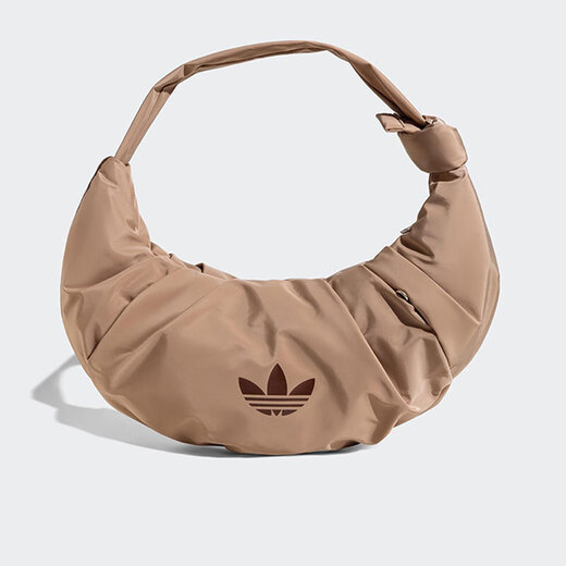 
Adidas Clover Shoulder Bag Men's Bag Women's Bag 2025 Summer New Cloud Croissant Croissant Crossbody Bag Casual Bag Sports Bag KA9272 Warm Sand Color Large 33*48cm MISC
