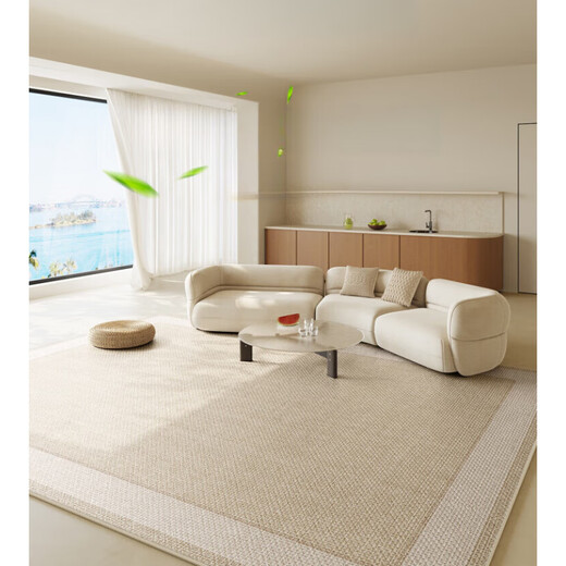 Cool mat carpet living room carpet 2025 new cool mat floor mat summer ice silk light luxury room tatami four seasons - Yimu 15780 180cm*250cm [Enjoy the coolness]