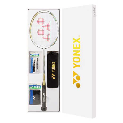 
YONEX YONEX ASTROX 9900A Full Carbon Badminton Racket High-value Super Lightweight Limited Platinum Gift Box 5UG5 30 lbs (Professional Player) BG65 Badminton Line