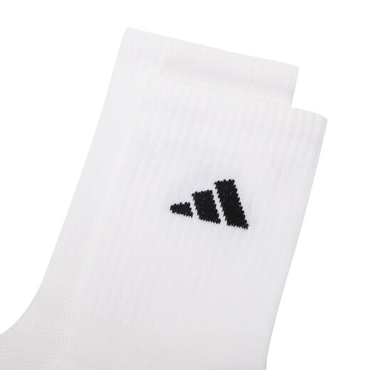 
Adidas Adidas new breathable sports socks triple suit men and women casual socks 2025 new color mid-tube socks JC9272 M