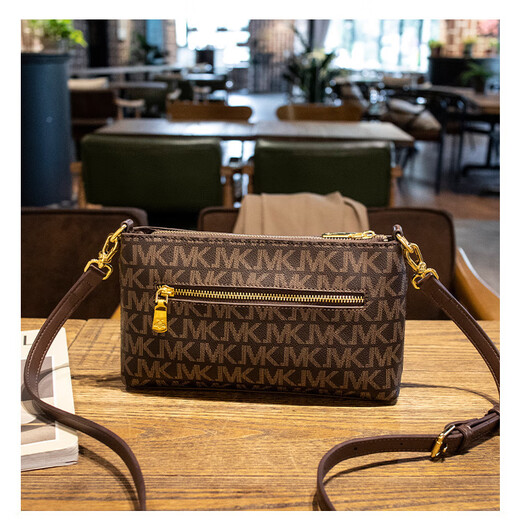 Coole Känguru Leder-Mobiltelefone Münzbrieftasche Frauenbeutel 2025 Neue hochwertige modische und vielseitige Umhängetaschen Crossbody-Tasche Kaffeefarbe