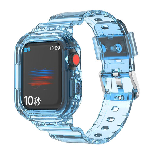 Original IWatch1098 Apple Protective Case integrierter Gletscher transparenter S8 S8 Watch SEACH APPLE WATCH765SE34 S10 MEN und Women S6S7 Sport intelligent passender Gletschertransparenter Apple 7/8/9 Generation Universal 41mm Watch Armband