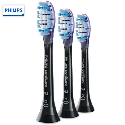 飞利浦（PHILIPS）电动牙刷头替换头适配HX9924HX9903HX9911HX9912HX9954HX9924 G3智臻护龈型刷头 1支 HX9053/96黑色单只拆盒