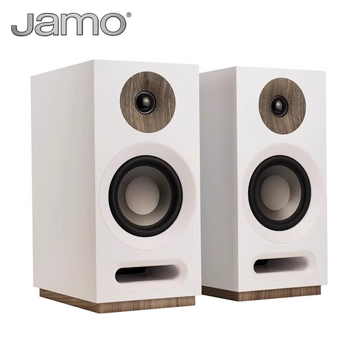 
JAMO S803 Vent-level Monitor Speaker 2.0 Combination Audio Home TV Computer HiFi Bluetooth Amplifier Set S803 Monitor Bookshelf Speaker [White]