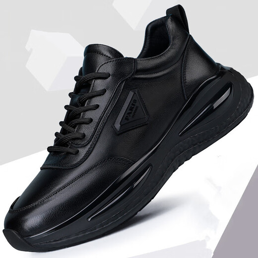 Spider King (Zhizhuwang) Été Nouveaux sports et chaussures décontractées Sole épaisse semelle noire pleine surface en cuir souple étanche et sans glissement