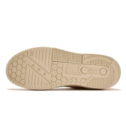 
361 Garfield co-branded model丨Board shoes women's casual shoes 2025 summer fitness mesh breathable women's sports shoes 6624 feather white/retro yellow 38