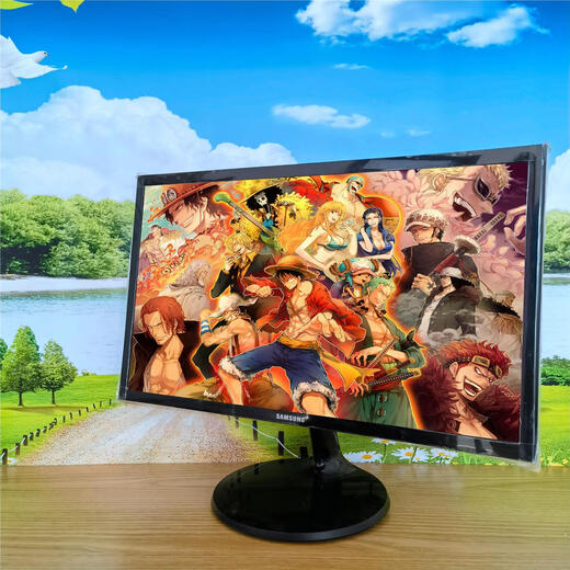 Originaler gebrauchter Computermonitor 17/19/22-Zoll-Desktop-LCD-Bildschirm 24 E-Sports-Büro externe Überwachungsmodell 3524-Zoll große Wand YouPai und andere grenzenlose offizielle Standard-Netzteil-/VGA-Kabel