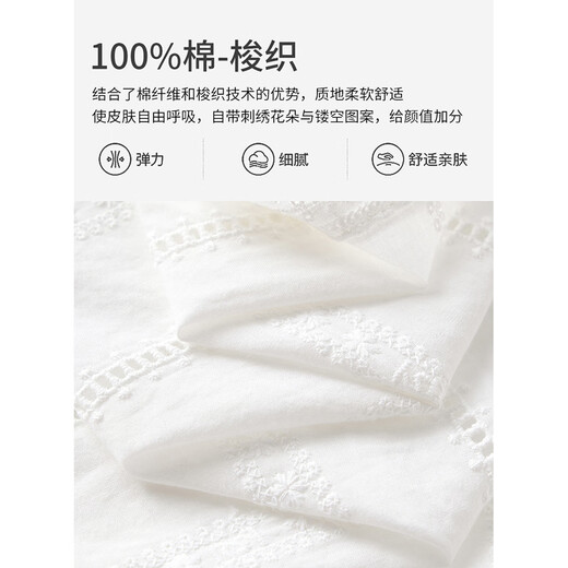 
KuhnMARVIN [Cotton 100] French retro sweet style shirt for women 2025 summer new sleeveless shirt K35603 white L