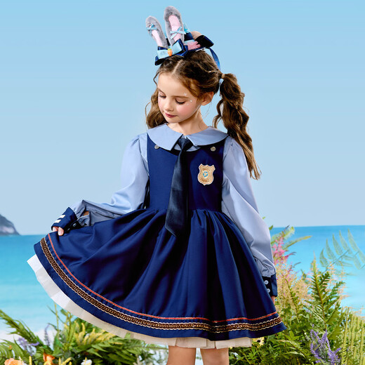 ASK JUNIOR Children's Skirt Set 2025 Autumn Girls Lolita Princess Skirt Shirt + Dress Two Pieces