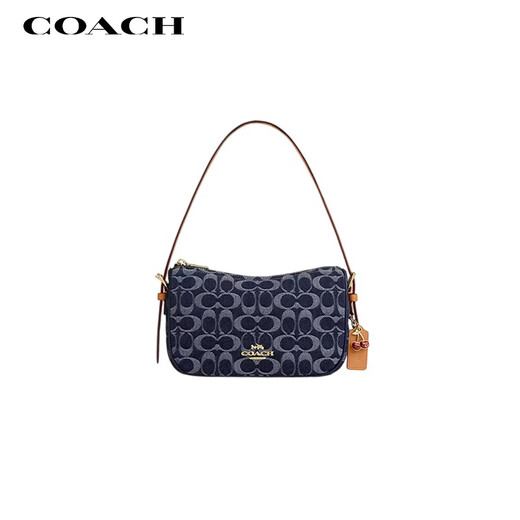 Coach (Coach) [Direkter Markenversorgung] Frauen Kailey Small One-Shoulder Handheld Crossbody Bag Stoff mit Leder Cy701imxia