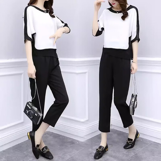 Chapitre cool (Kuzhang) Fat MM Suit MM 2025 Été Nouveau haut de couverture de ventre de grande taille cachant de la chair pour vous faire paraître mince et à la mode