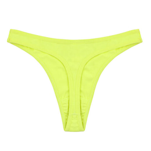 Men's thong high-cut pure cotton style hollow sexy butt-lifting T-pants low-waist macho nightclub seamless briefs trendy white XL 135-150