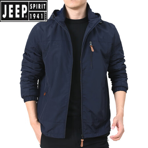 JEEP SPIRIT charge jacket men spring and autumn men outdoor American windproof waterproof windbreaker men men autumn sports jacket khaki 9898 plus velvet model M