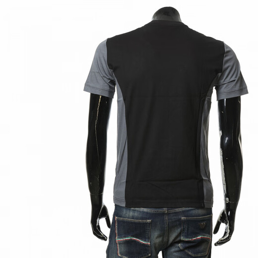 Emporio Armani Ea7 Armani Herren trendy Farbbündel runden Nacken Kurzschlärm T-Shirt 6DPT23 PJVPZ Khaki 1713 2xl (Hongkong Warehouse)