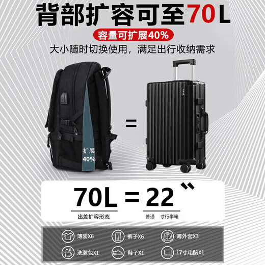 Mochila de Huili para la bolsa de viaje de montañismo extra grande de hombres. Viaje de negocios de negocios.
