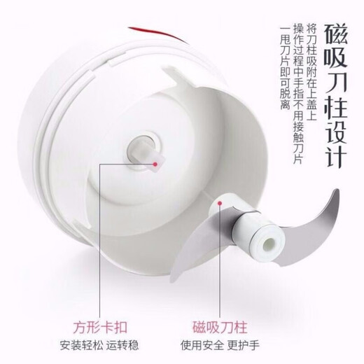 Ye Yu's household garlic press, manual garlic masher, garlic grinder, mini garlic grinder, garlic grinder, free ordinary model 1 pack without blades