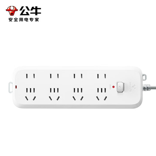 BULL socket/B5 series with child protection door/new national standard socket/row plug 8 positions total control 1.6 meters (new national standard anti-overload) B5440